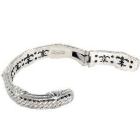 Judith Ripka Hinged Amethyst Bracelet - Picture 3 of 5